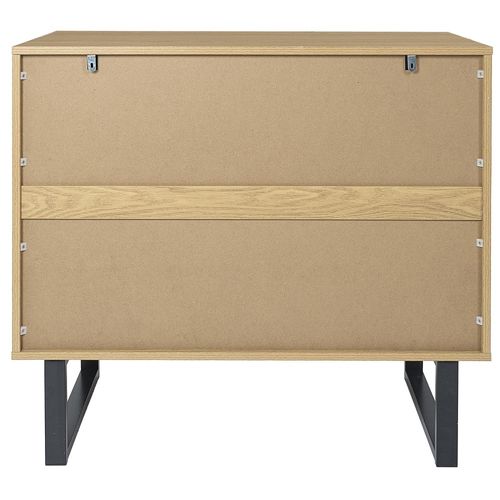 Commode 3 Tiroirs Avec Pieds En Métal