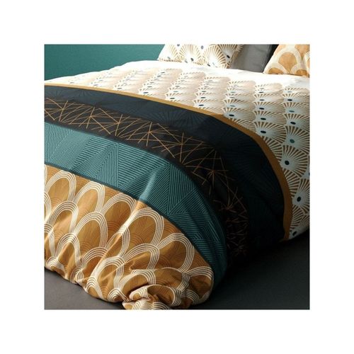 Housse De Couette 240x220 + 2 Taies Coton 57 Fils