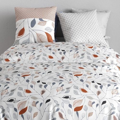 Housse De Couette 240x220 + 2 Taies En Coton 57 Fils