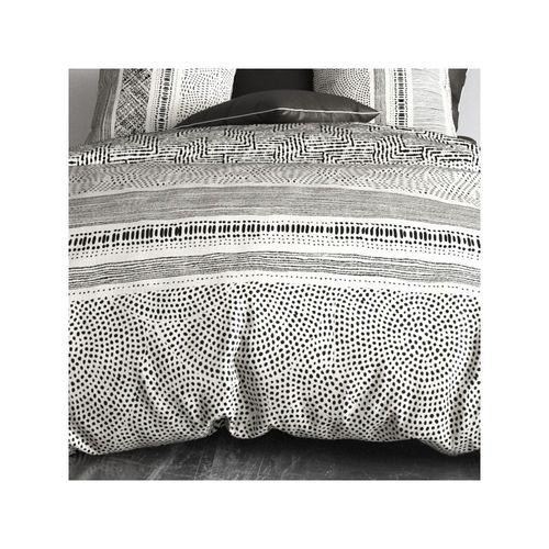 Housse De Couette 240x220 + 2 Taies En Coton 57 Fils