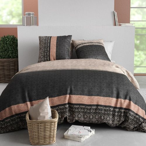 Housse De Couette 240x220 + 2 Taies En Coton 57 Fils