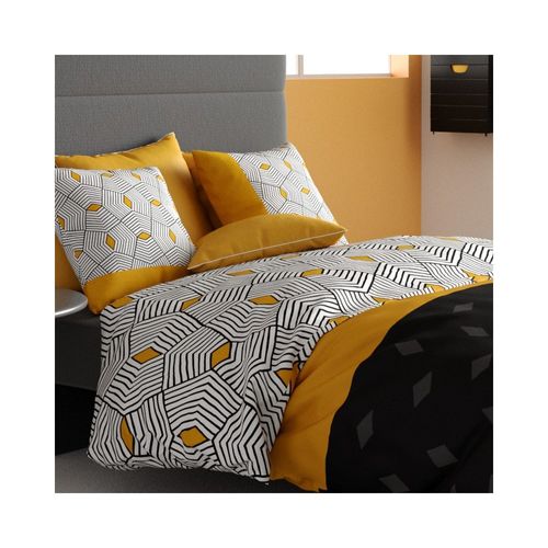 Housse De Couette 260x240 + 2 Taies Coton 57 Fils