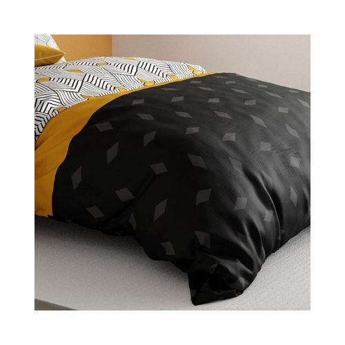 Housse De Couette 260x240 + 2 Taies Coton 57 Fils