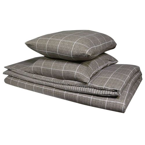 Housse De Couette 240x220 + 2 Taies Flanelle 100% Coton