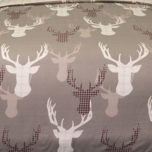 Housse De Couette 240x220 + 2 Taies Flanelle 100% Coton