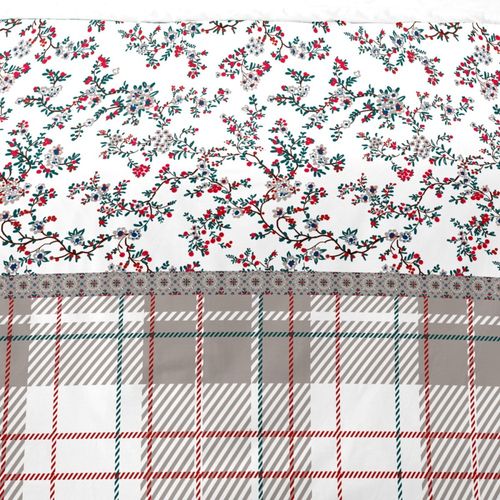 Housse De Couette 200x200 + 2 Taies Flanelle 100% Coton