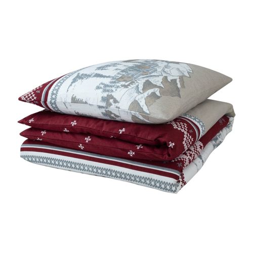Housse De Couette Flanelle 140x200 + 1 Taie D'oreiller