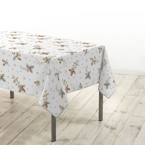 Nappe Rectangulaire 150x240 Antitache Imprimé Houx