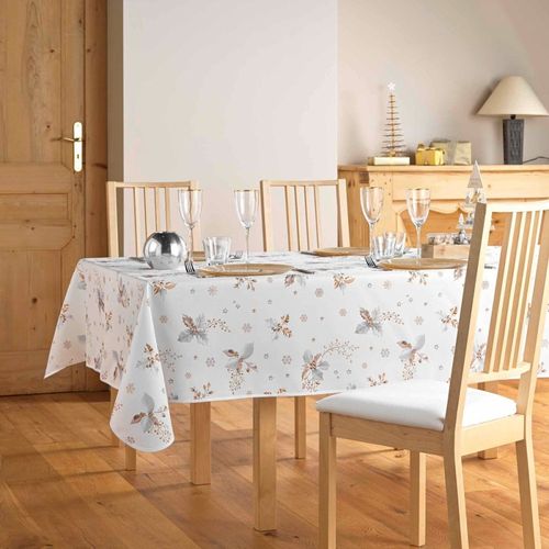 Nappe Rectangulaire 150x300cm Antitache Imprimé Houx