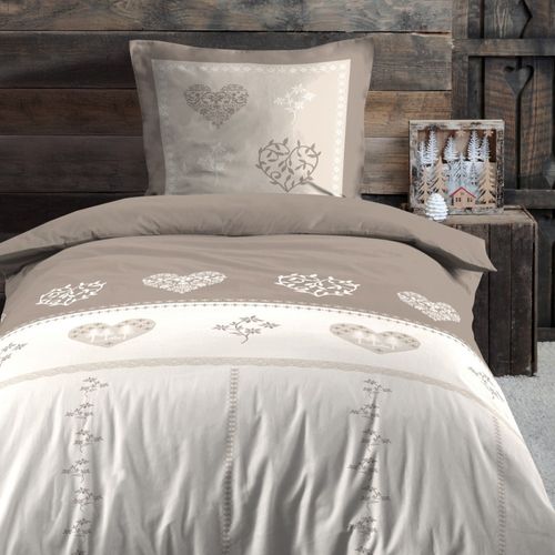 Housse De Couette 140x200 + 1 Taie Coton 57 Fils