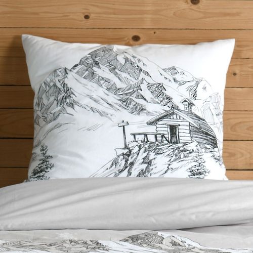 Housse De Couette 140x200 + 1 Taie Coton 57 Fils