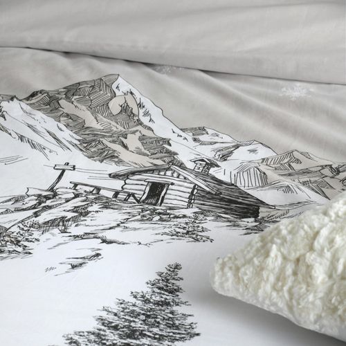 Housse De Couette 140x200 + 1 Taie Coton 57 Fils