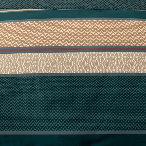 Housse De Couette 240x220 Levi + 2 Taies Matière Polaire