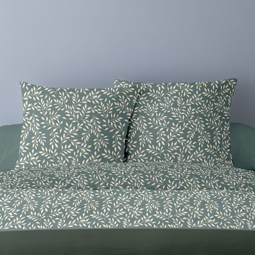 Housse De Couette 240x220 Bambu + 2 Taies Matière Polaire