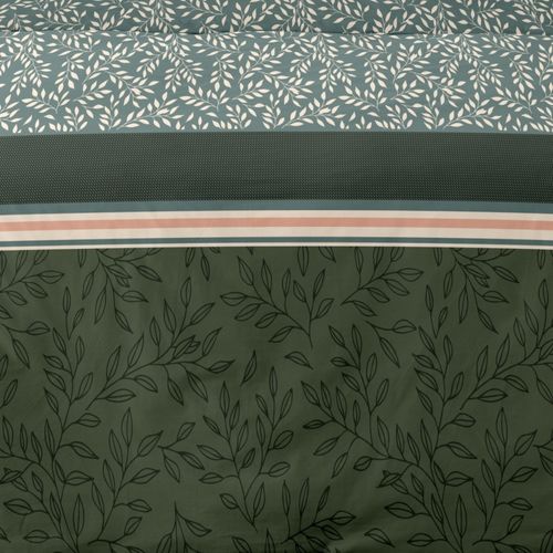 Housse De Couette 240x220 Bambu + 2 Taies Matière Polaire