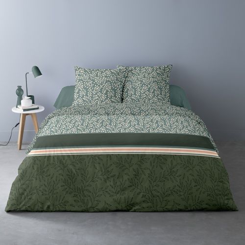 Housse De Couette 240x220 Bambu + 2 Taies Matière Polaire