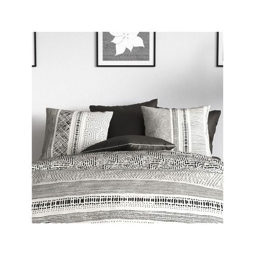 Housse De Couette 260x240 + 2 Taies En Coton 57 Fils