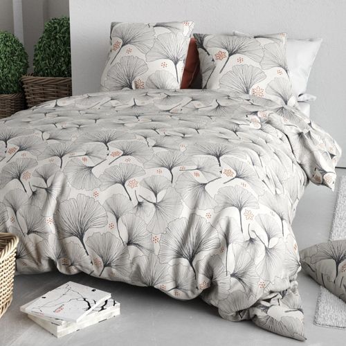 Housse De Couette 260x240 + 2 Taies En Coton 57 Fils