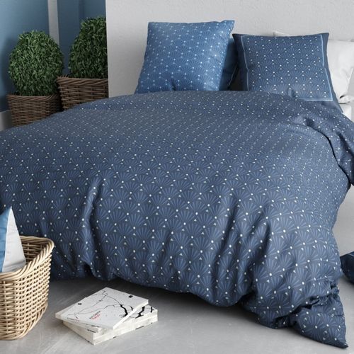 Housse De Couette 260x240 + 2 Taies Coton 57 Fils