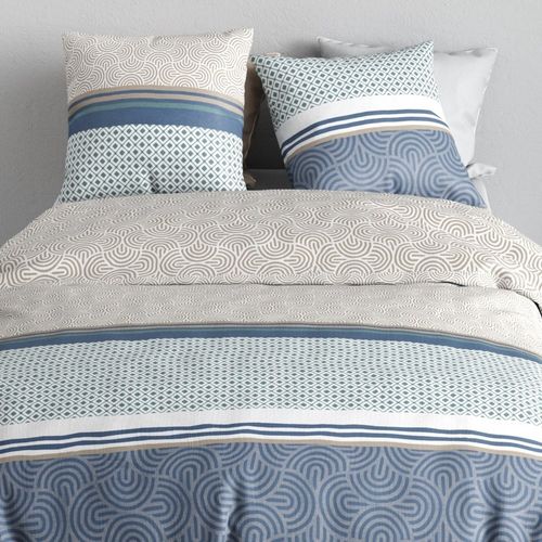 Housse De Couette 260x240 + 2 Taies En Coton 57 Fils