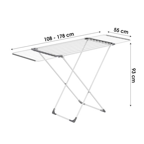 Séchoir à Linge Extensible 18 Mètres D'étendage