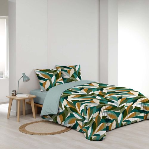 Housse De Couette 240x220 + 2 Taies 100% Coton