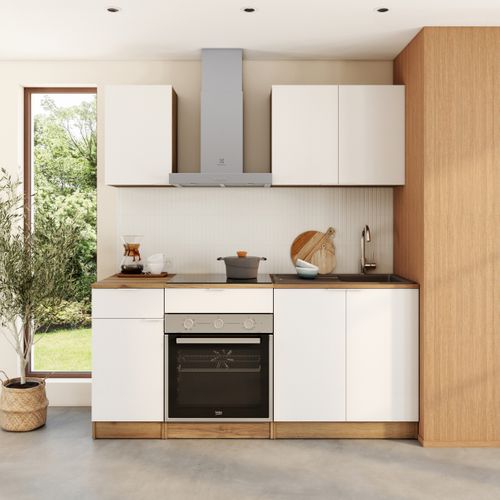 Bas 40 cm 1p 1t EDEN chêne - blanc