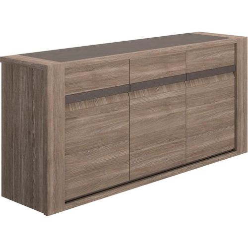Buffet - Marceau - Chêne Reed - 3 Portes - 190 X 48 X 88 Cm