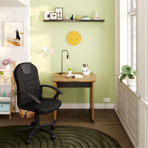 Bureau L. 80 cm JAZZ+ imitation chêne et anthracite