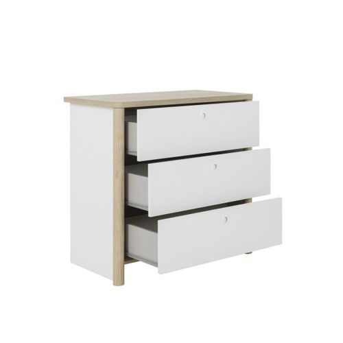 Commode 3 Tiroirs H80 Cm