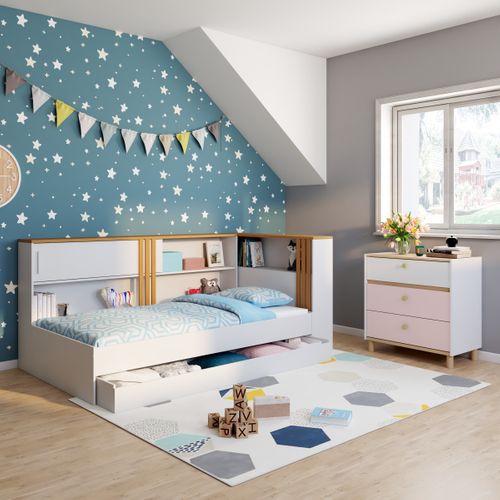 Tiroir de rangement ANDREA blanc