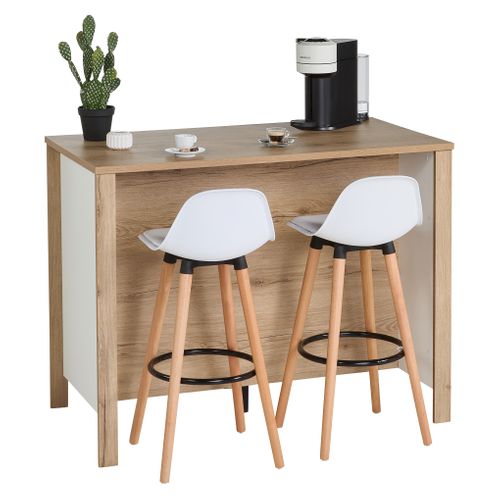 Ilot cental EDEN chêne blanc