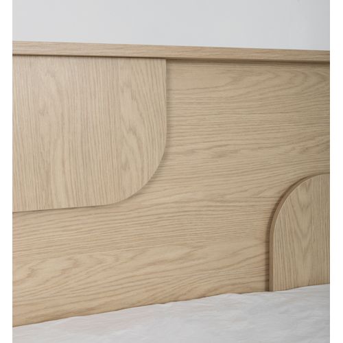 Lit 140x190 cm GALYS imitation chêne rookwood