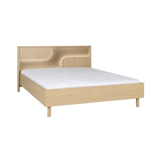 Lit 160x200 cm GALYS imitation chêne rookwood