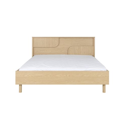 Lit 160x200 cm GALYS imitation chêne rookwood