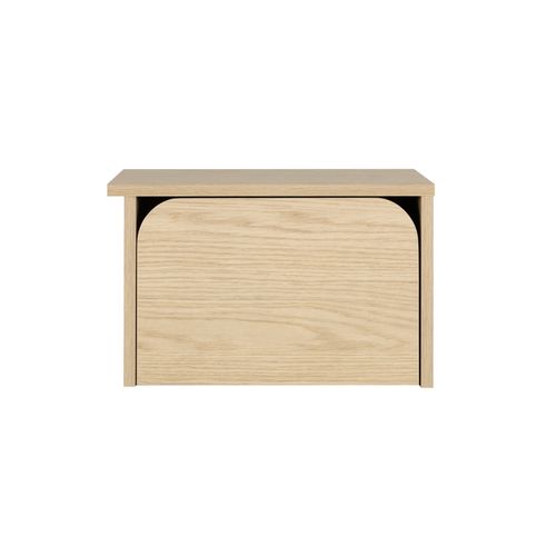 Chevet suspendu 1 tiroir GALYS imitation chêne rookwood