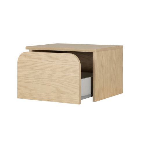 Chevet suspendu 1 tiroir GALYS imitation chêne rookwood