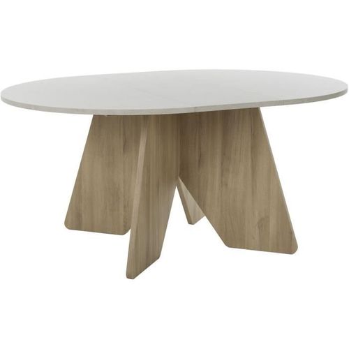 Table à Manger - Galeo - Ronde - 4/6 Places - 120/160 X 120 X 74 Cm