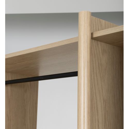 Armoire 3 portes GALYS imitation chêne rookwood