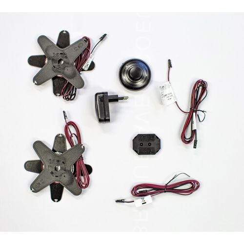 Option 2 éclairages Leds GALYS adhésifs L.100 cm