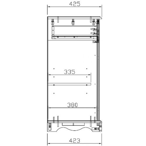 Buffet Pin Miel 2 Portes 2 Tiroirs 2 Niches Style Anglais L 101 H 90 P 42 Cm
