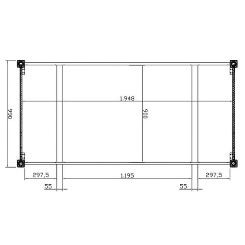 Lit Blanc 1 Place Pour Couchage 90 X 190 Cm L 99 H 100 P 198 Cm