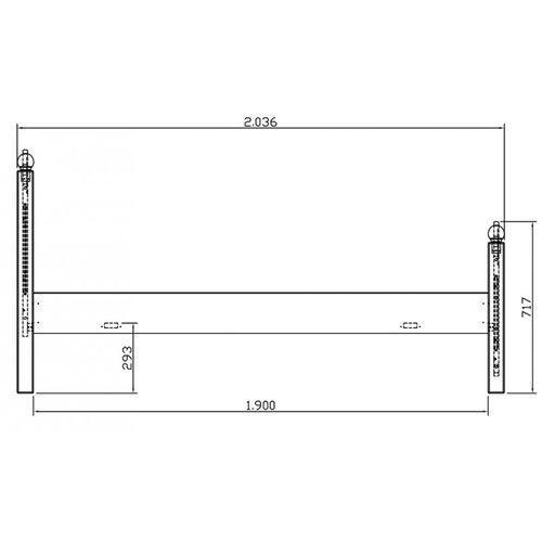 Lit Blanc 1 Place Pour Couchage 90 X 190 Cm L 99 H 100 P 198 Cm
