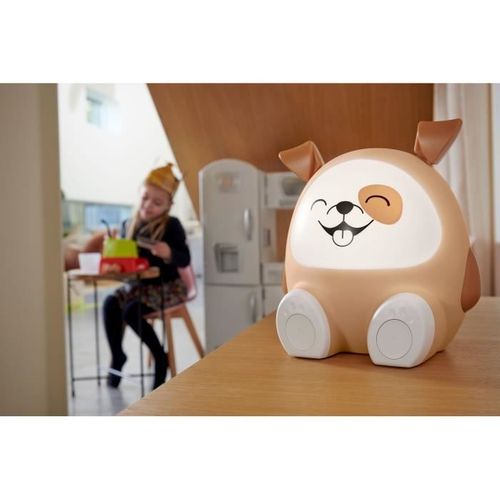 Enceinte Lumineuse Et Veilleuse - Bigben - Chien - Bluetooth 5.0, 15w, Veilleuse Réglable, Minuterie