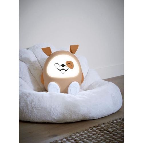 Enceinte Lumineuse Et Veilleuse - Bigben - Chien - Bluetooth 5.0, 15w, Veilleuse Réglable, Minuterie