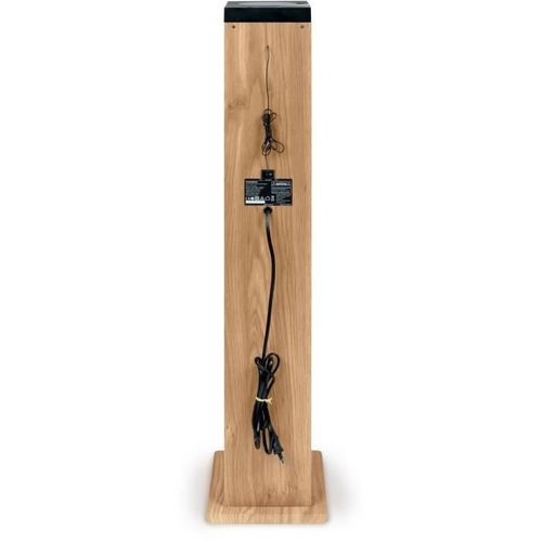Tour Haut-parleur - Thomson - Noir/bois - Bluetooth/cd/usb/sd, 60w, Radio Fm, Télécommande