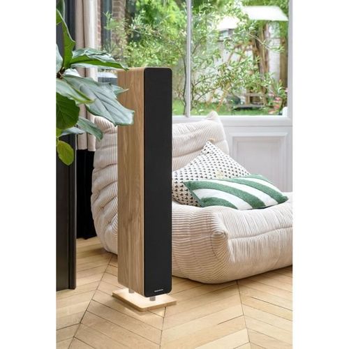 Tour De Son Bluetooth - Bois/noir - 120w, Optique, USB, Égaliseur, Tws, Télécommande, Alim. 230v