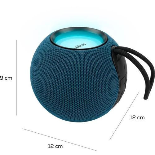 Enceinte Bluetooth Lumineuse - - Bleu