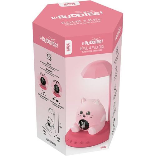 Réveil Avec Veilleuse - Bigben Kids - Chat