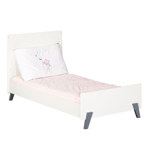 Joy  - Lit Bébé Évolutif -  Little Big Bed 70x140 - Gris